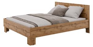Postel s vyšším čelem NEJBY BARNABA PREMIUM 160x200 cm, dub wotan