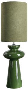 Stolní lampa OTEROS Olivově zelená
