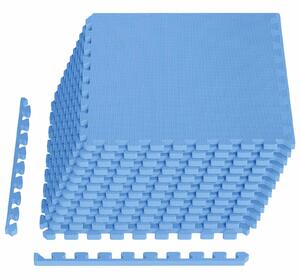 Rohož pod bazén 12 pcs Modrá 4,32 m² EVA pěna