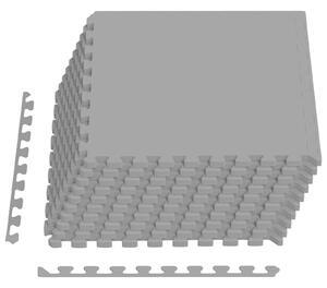 Rohož pod bazén 40 pcs Šedá 14,4 m² EVA pěna