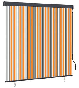 Roleta Žlutá a modrá 180 x 250 cm Textil a hliník