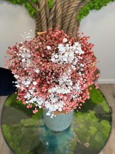 Stabilizované kytice Gypsophily hodnota: oranžová a bílá