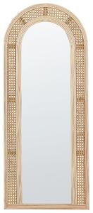 Zrcadlo FRANEY 50 cm 120 cm Ratan Přírodní