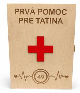 Dřevěná krabička - první pomoc