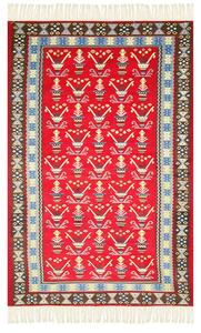 Vlněný Kilim 12 - Kytky v květináči