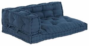 Polstrovaný pohovkový polštář 3 pcs Indigo 120 x 80 x 38 cm
