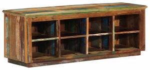 Skříň na obuv Hnědá 110 x 35 x 40 cm Masivní obnovované dřevo