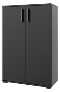 Komoda NEJBY GIANNI, 5 polic, antracit