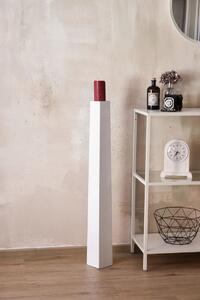 Elegantní váza OBELISK, sklolaminát, výška 100 cm, bílá