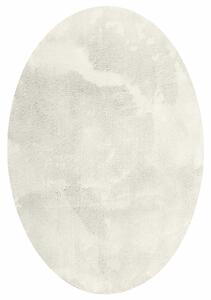 Kusové koberce Oválný HUARTE Krémová 140 x 200 cm