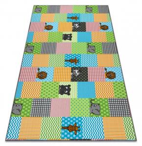 Balta Dětský kusový koberec ZOO Zvířátka vícebarevný Rozměr: 200x200 cm