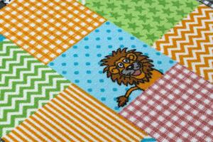 Balta Kulatý dětský koberec ZOO Zvířátka vícebarevný Rozměr: průměr 200 cm