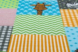 Balta Dětský kusový koberec ZOO Zvířátka vícebarevný Rozměr: 100x200 cm