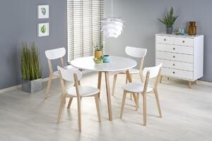 HALMAR Jídelní rozkládací stůl Ruden 102/142 cm bílý