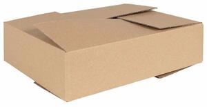 Skládací box 50 pcs Přírodní 40 x 30 x 10 cm Lepenka