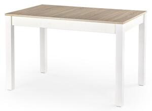 HALMAR Jídelní rozkládací stůl Maurycy 118/158 cm dub sonoma/bílý