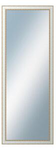 DANTIK - Zarámované zrcadlo - rozměr s rámem cca 60x160 cm z lišty DOPRODEJ|METAL bílozlatá, (3023)