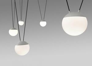 MINE GLASS SPACE závěsné svítidlo, bílá, 5L - FARO