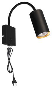 Brilagi - Flexibilní nástěnná lampa SELE 1xGU10/30W/230V černá/zlatá