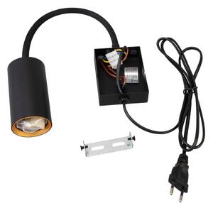 Brilagi - Flexibilní nástěnná lampa SELE 1xGU10/30W/230V černá/zlatá