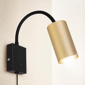 Brilagi - Flexibilní nástěnná lampa SELE 1xGU10/30W/230V černá/zlatá