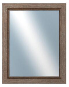 DANTIK - Zarámované zrcadlo - rozměr s rámem cca 40x50 cm z lišty CARRARA hnědá (2894)