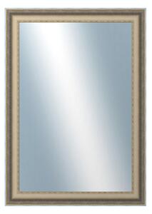 DANTIK - Zarámované zrcadlo - rozměr s rámem cca 50x70 cm z lišty DOPRODEJ|METAL AG prohlá velká (3025)