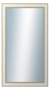 DANTIK - Zarámované zrcadlo - rozměr s rámem cca 50x90 cm z lišty DOPRODEJ|METAL bílozlatá, (3023)