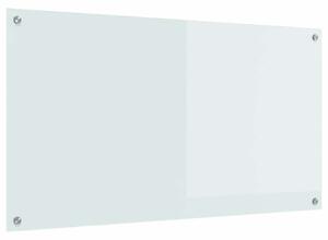 Kuchyňský obklad Bílá 110 x 60 cm tvrzené sklo