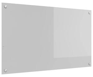 Kuchyňský obklad Světle šedá 100 x 60 cm tvrzené sklo