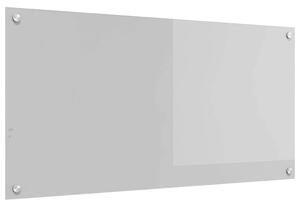 Kuchyňský obklad Světle šedá 100 x 50 cm tvrzené sklo