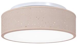Stropní lampa s reflektory Taupe 38 x 38 x 13,5 cm textil