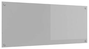 Kuchyňský obklad Světle šedá 120 x 50 cm tvrzené sklo