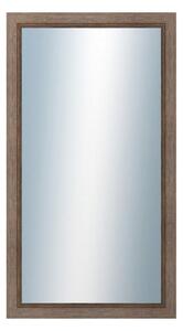 DANTIK - Zarámované zrcadlo - rozměr s rámem cca 50x90 cm z lišty CARRARA hnědá (2894)