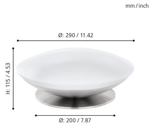 Eglo 33324 - LED RGBW Stm. stolní lampa FRATTINA-C LED/18W/230V matný chrom
