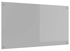 Kuchyňský obklad Světle šedá 110 x 60 cm tvrzené sklo