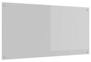 Kuchyňský obklad Světle šedá 120 x 60 cm tvrzené sklo