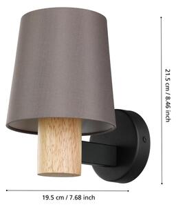 Eglo 43783 - Nástěnné svítidlo EDALE 1xE27/40W/230V