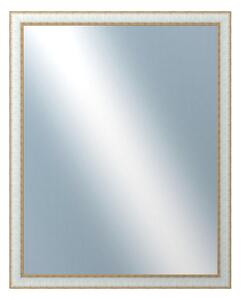 DANTIK - Zarámované zrcadlo - rozměr s rámem cca 80x100 cm z lišty DOPRODEJ|METAL bílozlatá, (3023)
