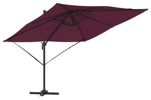 Roma Parasol Červená 286 x 284 x 265 cm Hliník a polyester