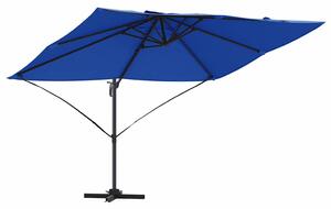 Slunečník 351 x 250 x 260 cm Polyester a hliník Azurblau