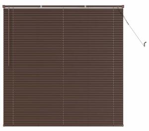 Venet školní žaluzie Tmavě hnědá s vzorem 150 x 150 cm 25 mm