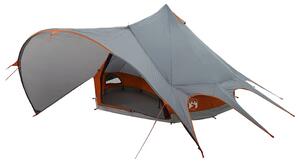 Teepee stan pro 3 osoby Šedá a oranžová 600 x 600 x 347 cm