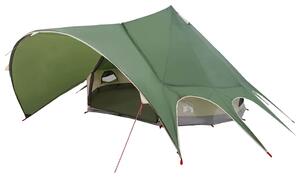 Teepee stan pro 5 osob Zelená a šedá 415 x 415 x 247 cm
