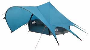 Teepee stan pro 3 osoby Modrý a šedý 312 x 312 x 197 cm