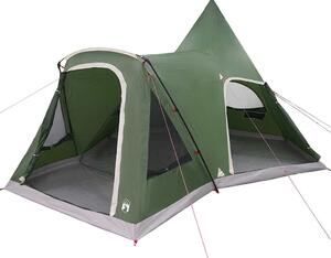 Teepee stan pro 5 osob se střechou Zelená 545 x 450 x 295 cm