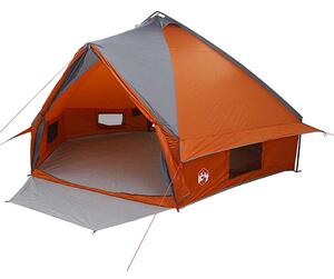 Teepee stan pro 10 osob Šedá a oranžová 567 x 470 x 242 cm