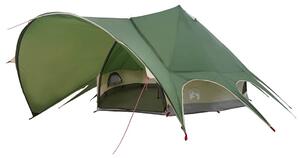 Teepee stan pro 9 osob Zelená a šedá 502 x 502 x 297 cm
