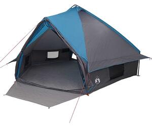 Teepee stan pro 10 osob Modrý a šedý 567 x 470 x 242 cm