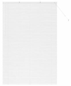 Žaluziové rolety Bílá 220x150cm Hliník